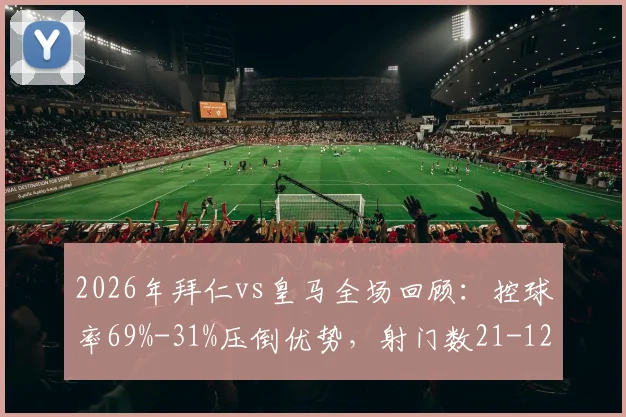 2026年拜仁vs皇马全场回顾:控球率69%-31%压倒优势,射门数21-12却失利,深度复盘战术得失