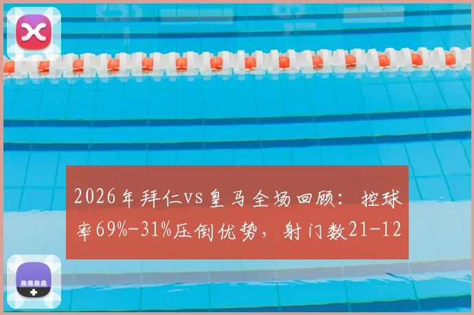 2026年拜仁vs皇马全场回顾：控球率69%-31%压倒优势，射门数21-12却失利，深度复盘战术得失
